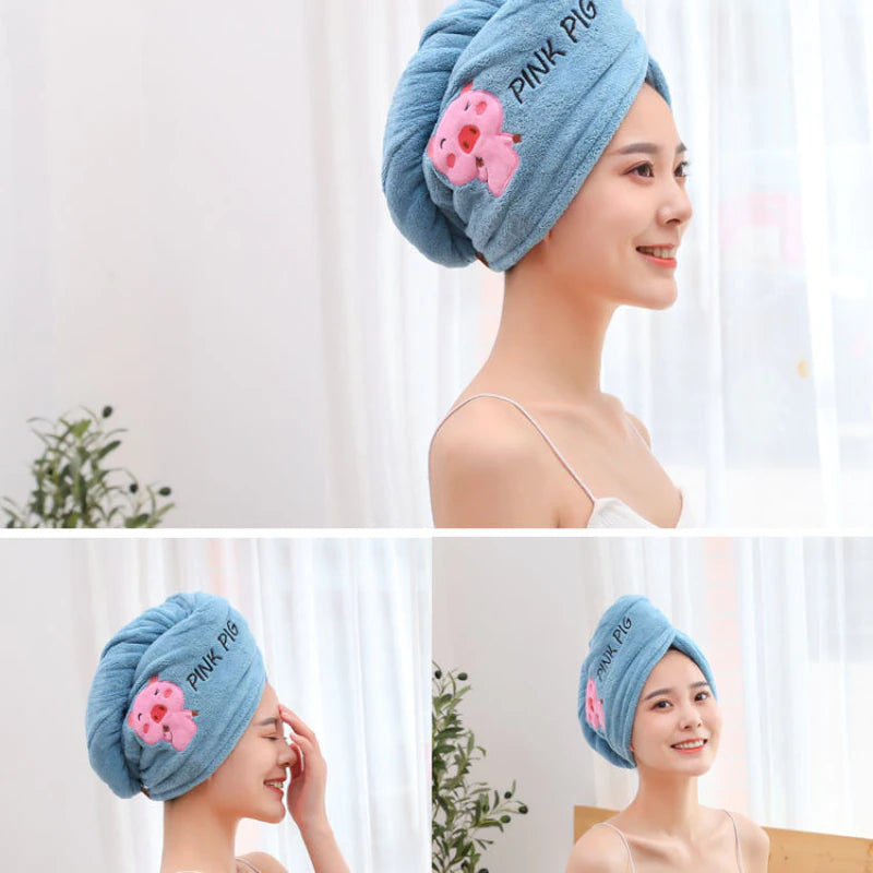 Micro-Fiber Quick Drying Hair Towel